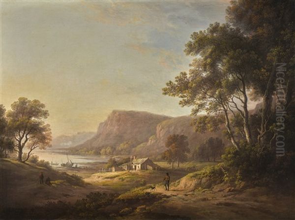 View Of The Hill Of Kinnoul, Perthshire by Alexander Nasmyth