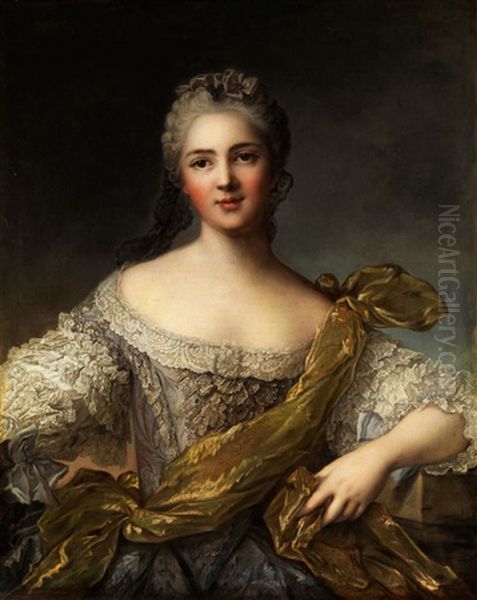 Portrait Der Victoire De France by Jean Marc Nattier