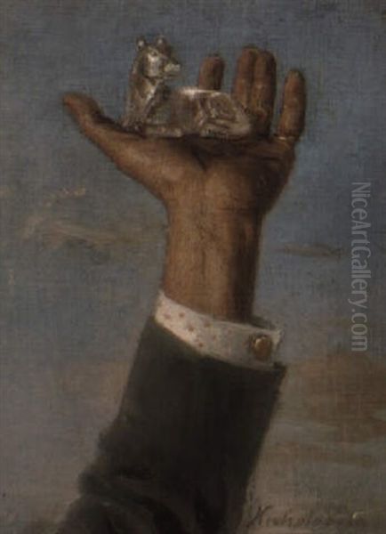 The Painter's Hand With Crystal Horse by William Nicholson