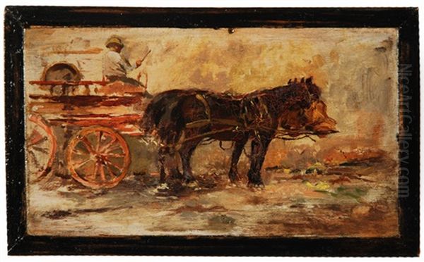 Carretto Con Cavallo by Giuseppe de Nittis