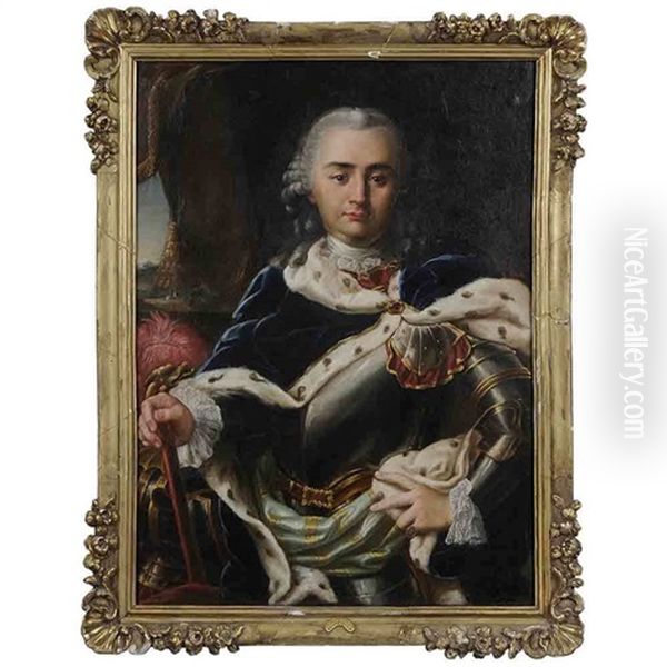 Portrait Of Louis Xvi by Donat Nonotte