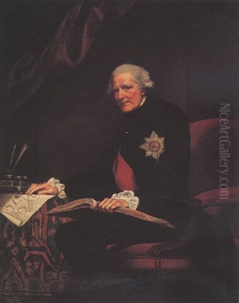 Portrait Of Sir Charles Frederick K.b. by James (Thomas J.) Northcote