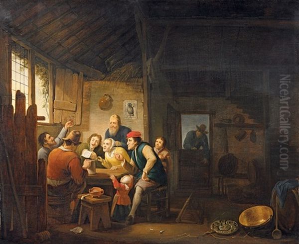 Interior With Singers by Pieter Nys