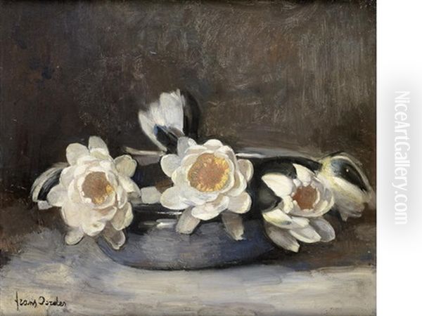 Still Life With Magnolias by Frans David Oerder