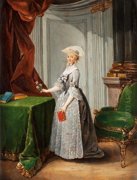 Septimanie De Richelieu, Comtesse D'egmonte by Michel Barthelemy Olivier