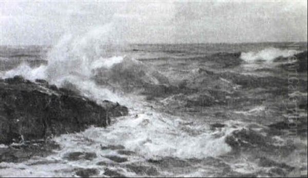 Waves Breaking by Julius Olsson