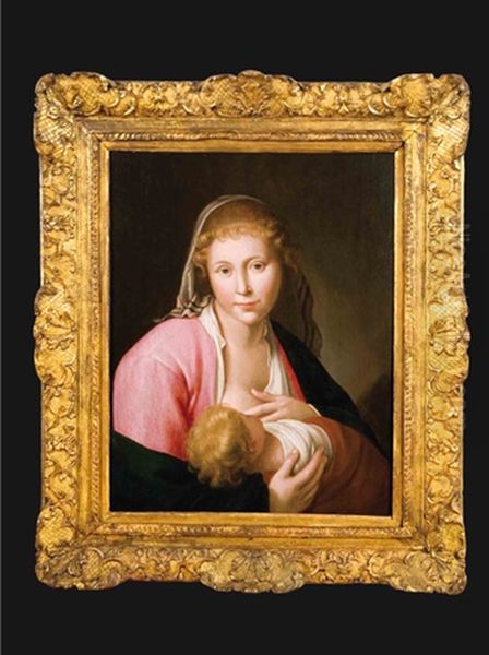 Madonna And The Child by Richard van Orley