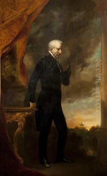 Portrait Of Arthur Wellesley, 1st Duke Of Wellington by Alfred Guillaume Count d' Orsay