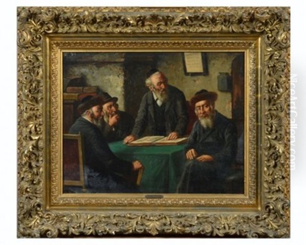 Four Rabbis by Carl Ostersetzer