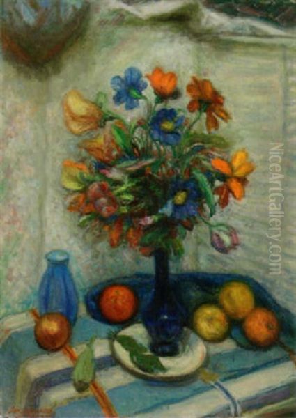 Still Life With Flowers by Sam Ostrowsky