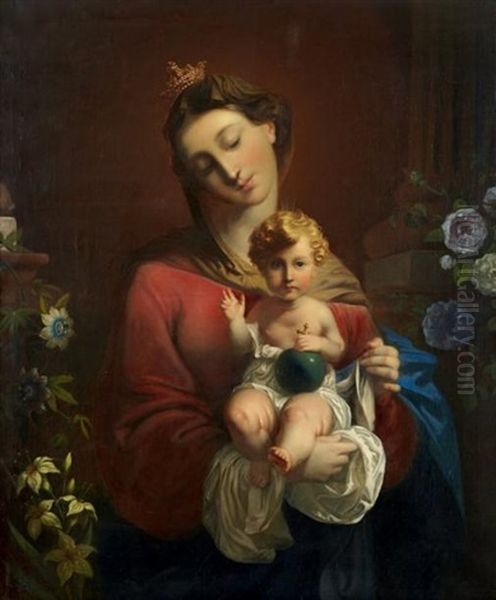 Vierge A L'enfant by Johann Friedrich Overbeck