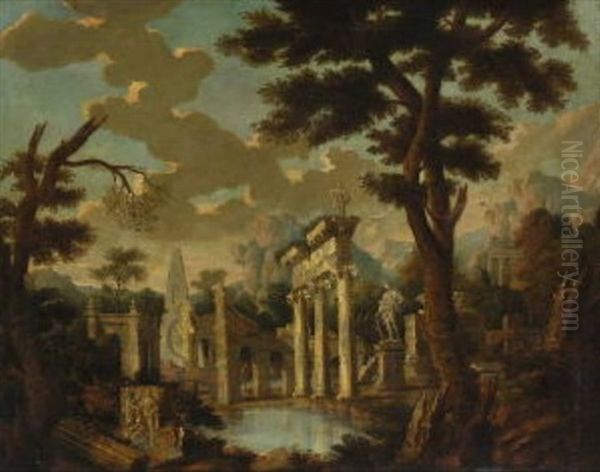 Architekturcapriccio by Giovanni Paolo Panini