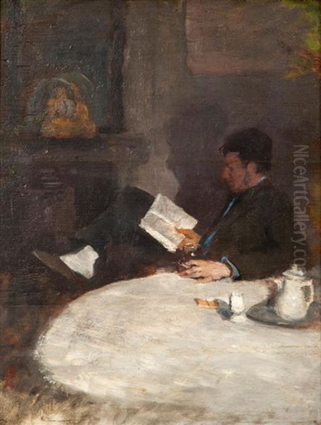 The Painter Maurice Hagemans by Pericles Pantazis