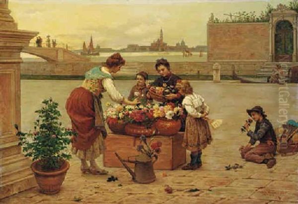 The Flower Seller by Antonio Ermolao Paoletti