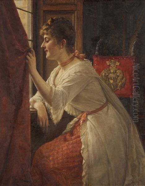 Waiting By The Window by Georg Papperitz