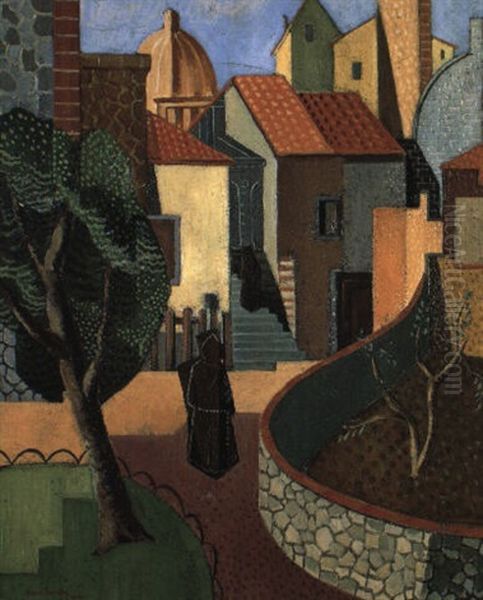 Paesaggio Fiorentino by Renato Paresce