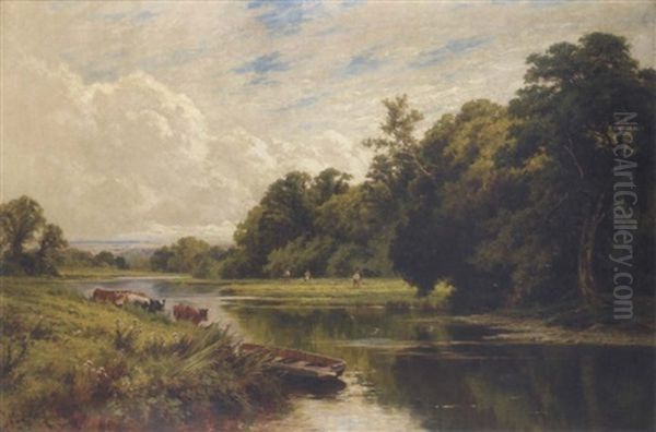 On The Banks Of The Thames by Henry H. Parker