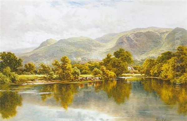 The Church Pool, Bettwys-y-coed, North Wales by Henry H. Parker