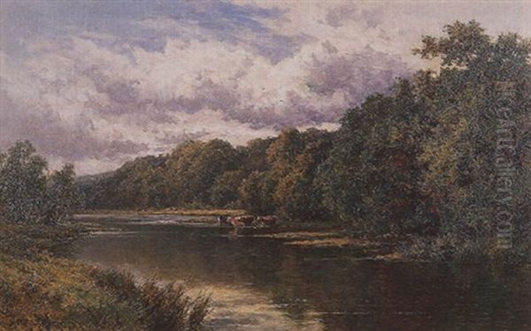 Silent Waters - On The Banks Of The Thames, At Basildon Woods by Henry H. Parker