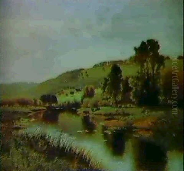 Streatley Hill On The Thames by Ernest Parton