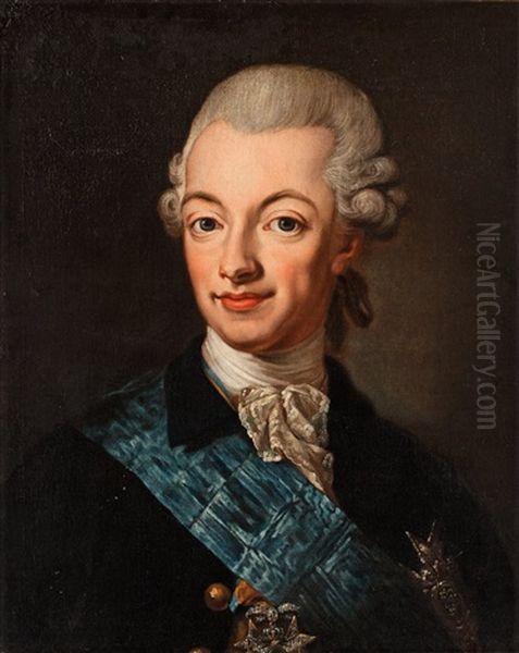 King Gustaf Iii by Lorenz Pasch the Younger