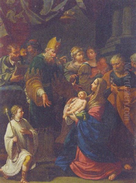 The Presentation In The Temple by Lorenzo Pasinelli