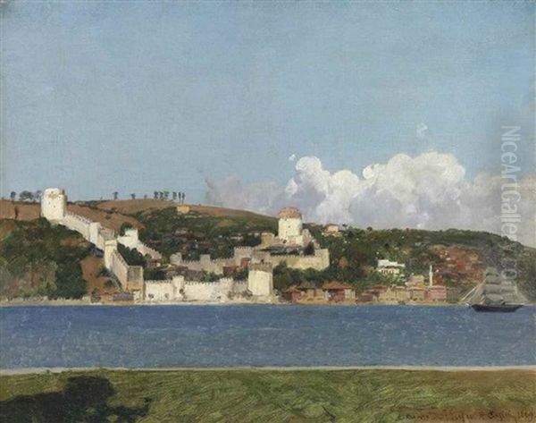 Roumeli Hissar Castle, Constantinople by Alberto Pasini