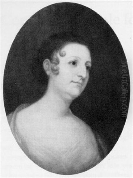 Portrait Of Mrs. Richard Croskey by Rembrandt Peale