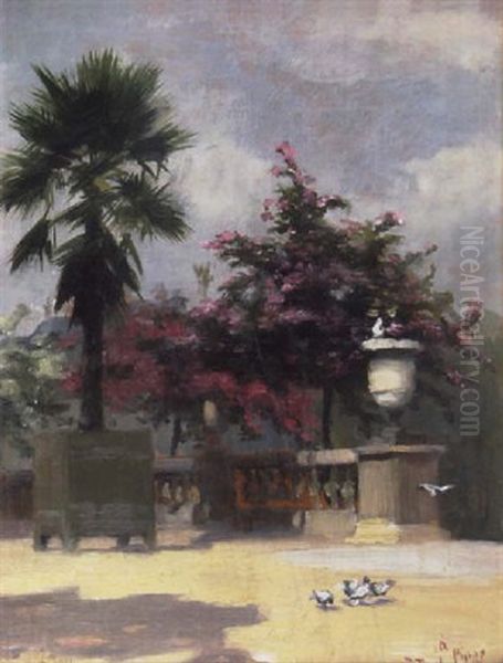 Luxembourg Gardens by Paul Peel