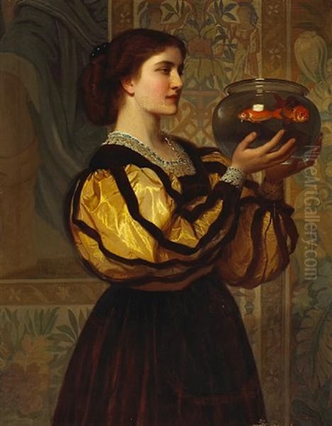 The Goldfish Bowl by Charles Edward Perugini