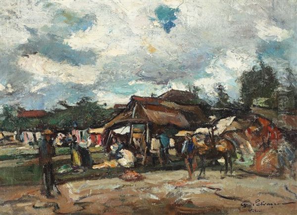 Fair At Valeni by Gheorghe Petrascu