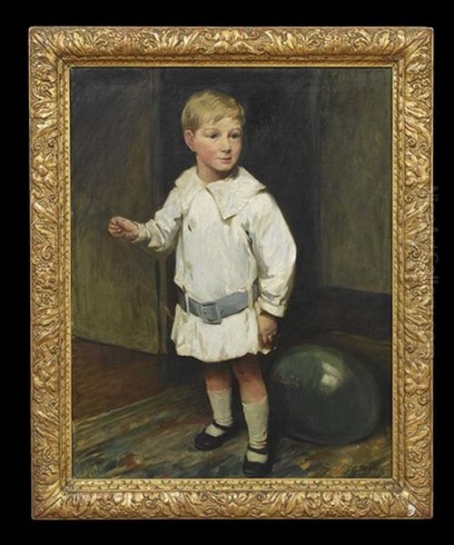 Portrait Of A Blonde Youth by Glyn Warren Philpot