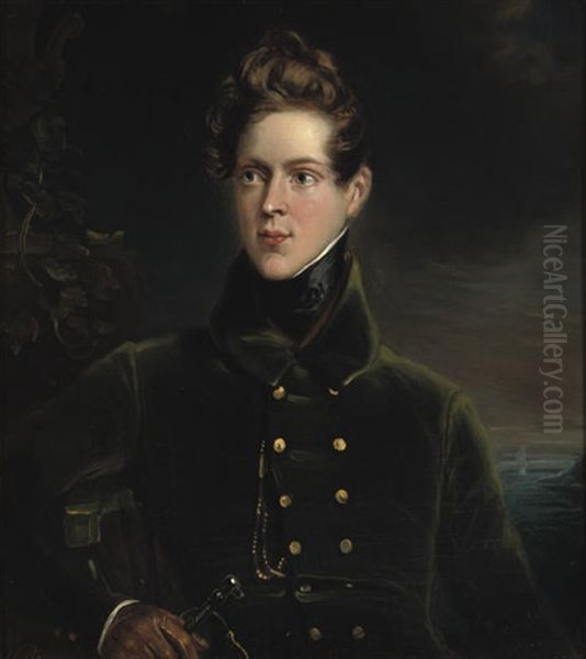 A Young Marine Officer by Nikolaas Pieneman