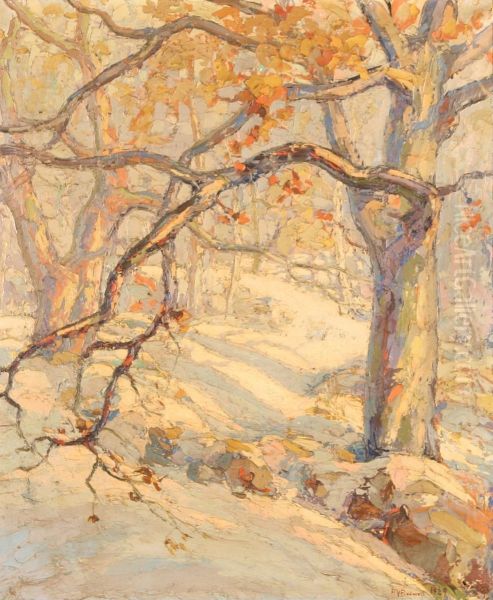 Trees In The Winter, Stamford, Connecticut by Arthur Bodwell Van Zile