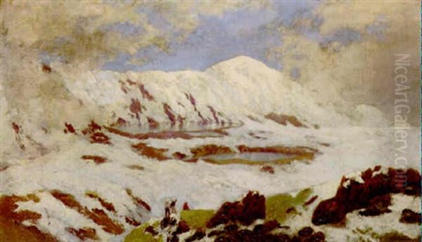 Mt. Kosciusko From The South East, New South Wales by William Charles Piguenit