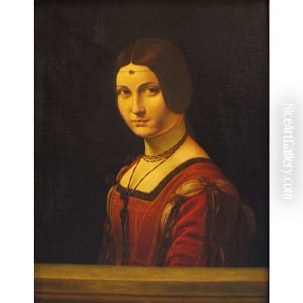 Portrait Of Lucrezia Crivelli by Luis Anglada Pinto