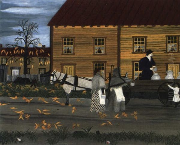 The Milkman Of Goshen by Horace Pippin