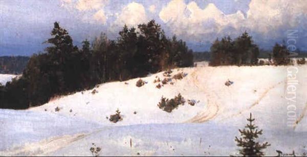 Winter Landscape by Vasili Dimitrievich Polenov