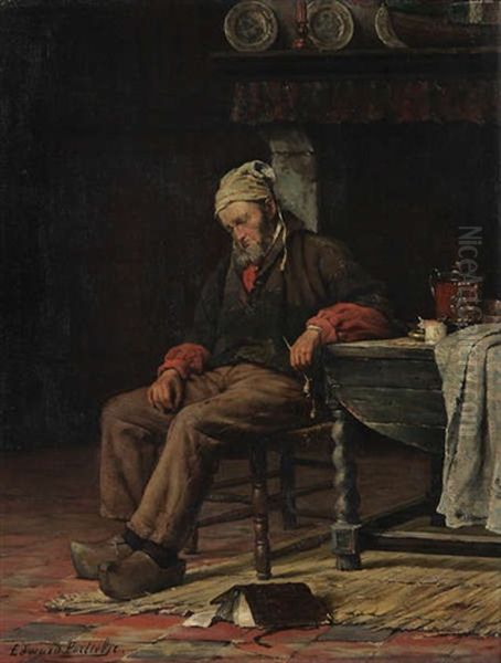 Vieil Homme Barbu, Ensomeille by Edward Antoon Portielje