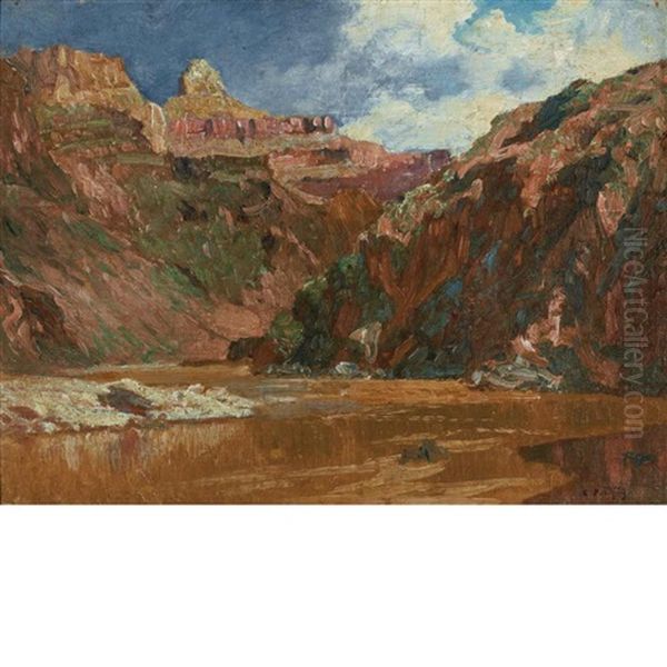 Panoramic View Of The Grand Canyon by Edward Henry Potthast