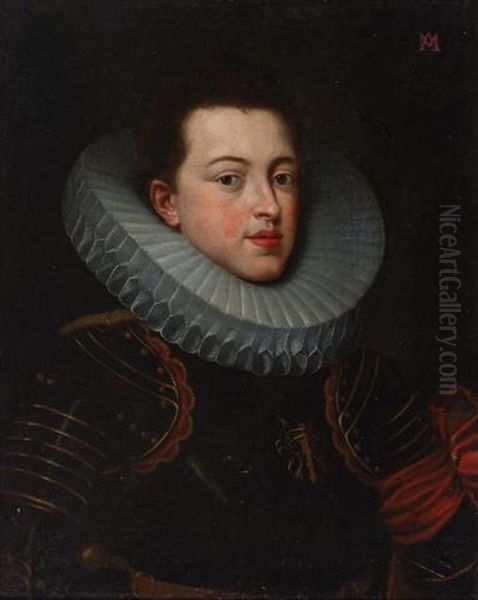 Portrait Of Francesco Gonzaga, Duke Of Mantua by Frans Pourbus the younger