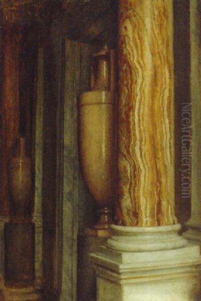 A Marble Interior by Edward John Poynter