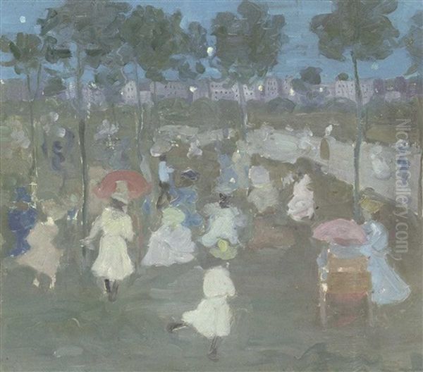 Park Scene by Maurice Prendergast