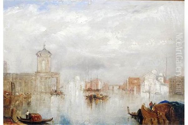 Venetian Lagoon Scene by Edward Pritchett