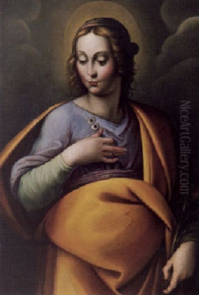 Die Heilige Lucia by Camillo Procaccini