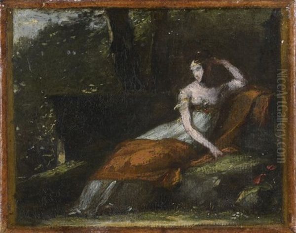 Le Portrait De L'imperatrice Josephine A La Malmaison (sketch) by Pierre-Paul Prud'hon