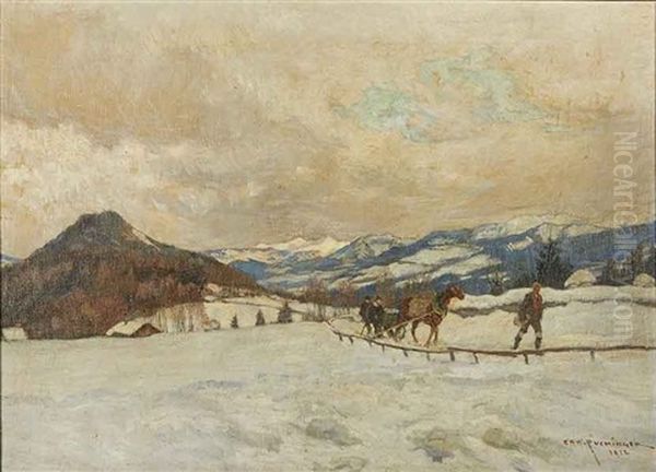 Snow Scene by Erwin Puchinger