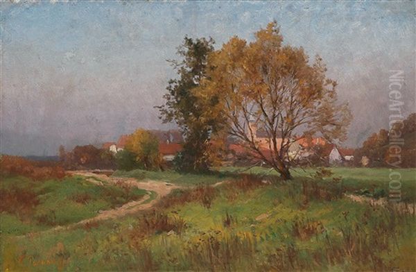 Eine Fruhlingslandschaft by Victor Puhonny