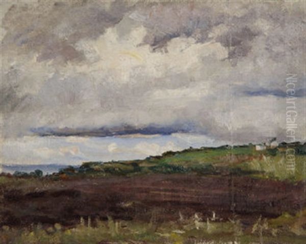 Extensive Landscape Near Coast by Sarah Henrietta Purser