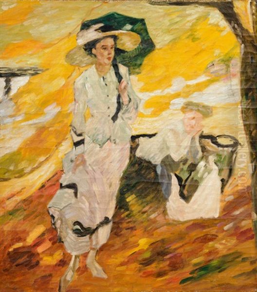 Herbstsonne by Leo Putz